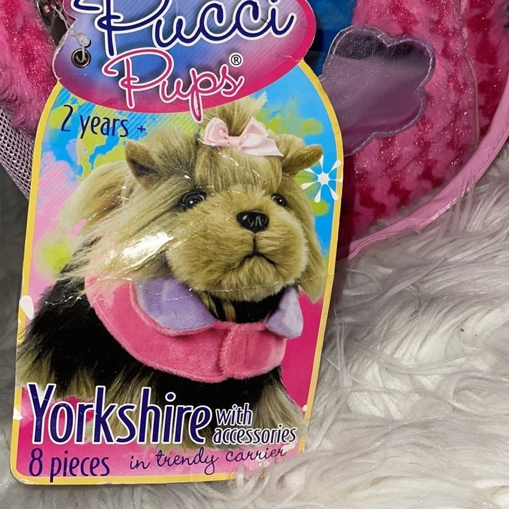 Pink Plush Small Pet Carrier